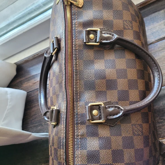 Louis Vuitton Speedy 30 Bandoulière - Damier Ebene - Picture 8 of 12